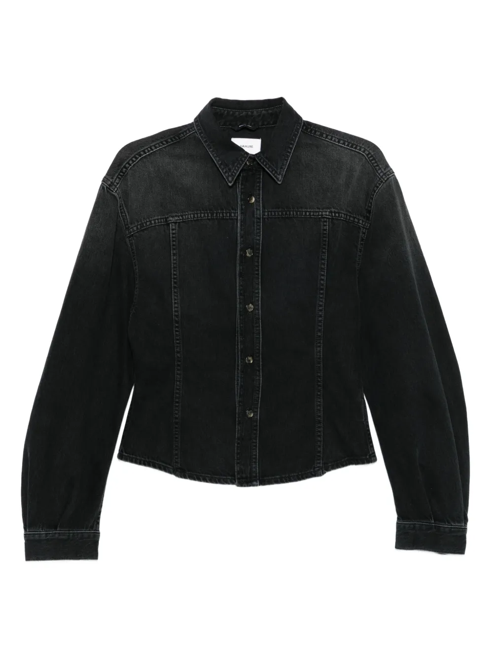 Haikure Denim jack Zwart