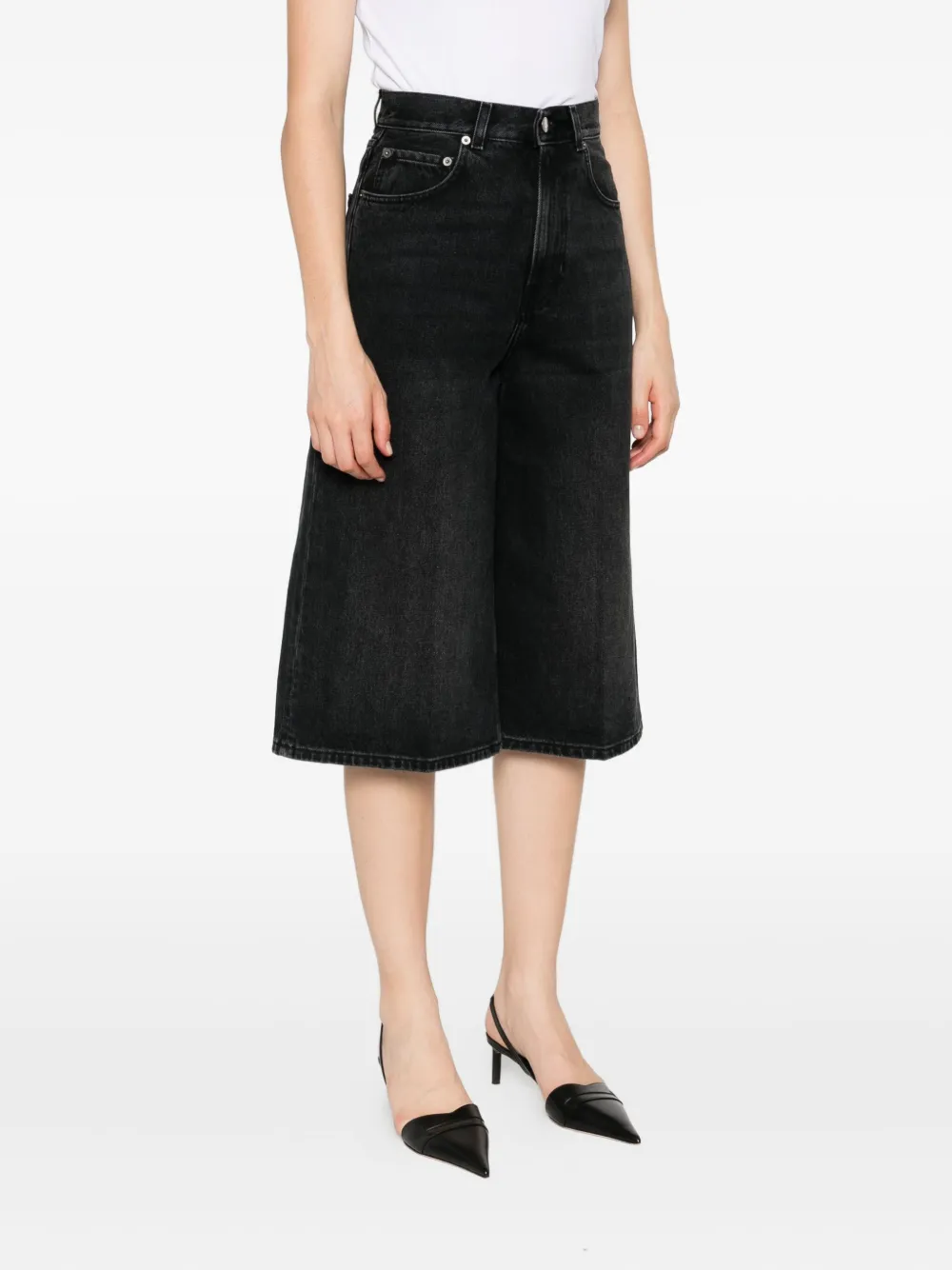 Haikure Belle denim shorts Zwart