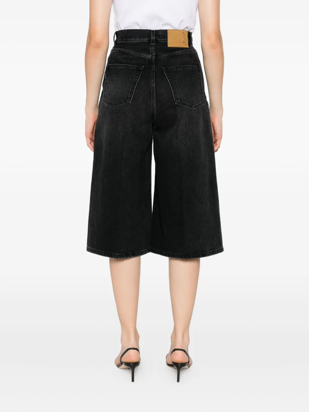Haikure Belle denim shorts Zwart