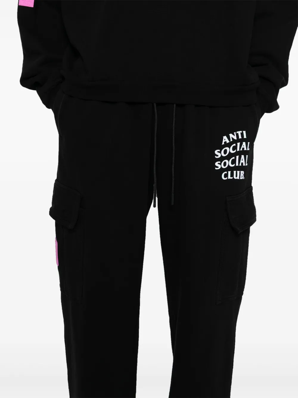 Anti Social Social Club Mind Games cargo joggingbroek - Zwart