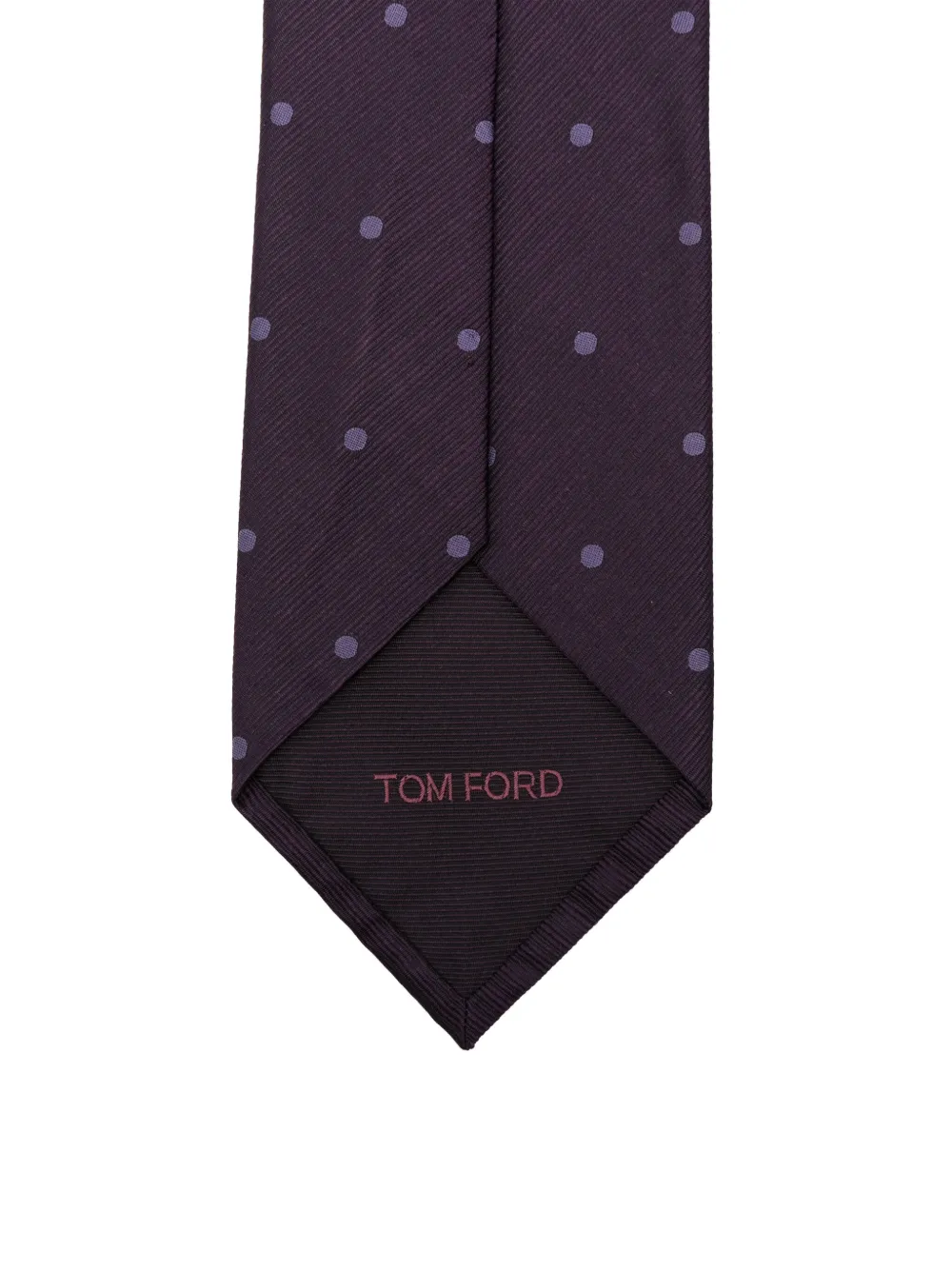 TOM FORD silk polka-dot tie - Paars