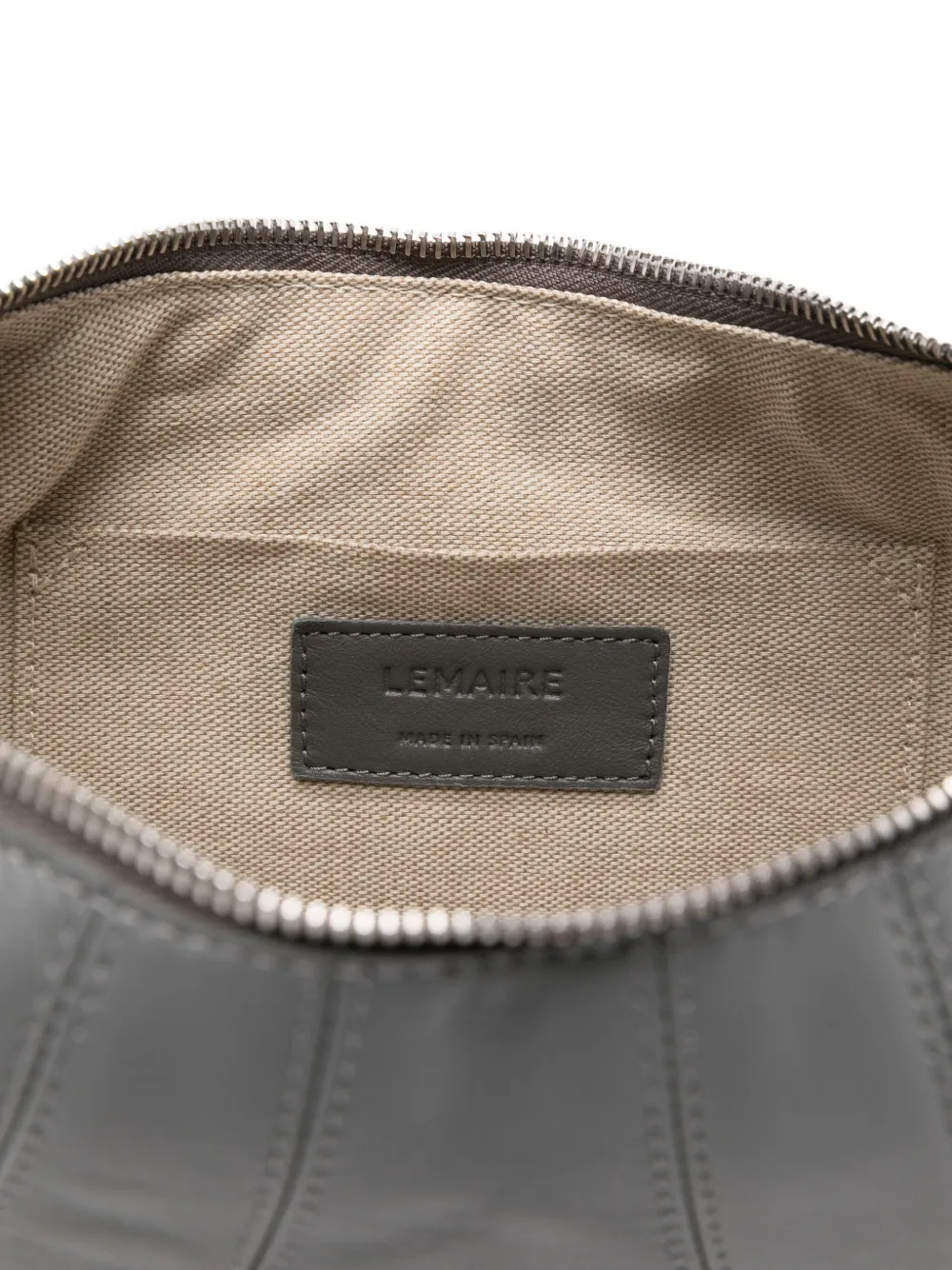 LEMAIRE mini Fortune Croissant tote bag Grijs