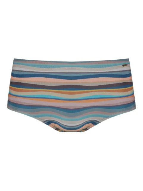 Amir Slama shorts de playa con rayas estampadas