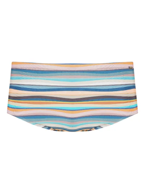 Amir Slama wave-print swim briefs