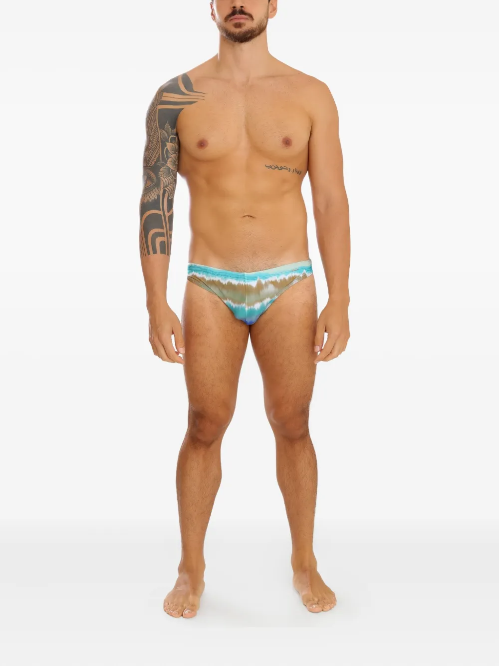 Amir Slama tie-dye swim trunks | Swimming Trunks | Image 2
