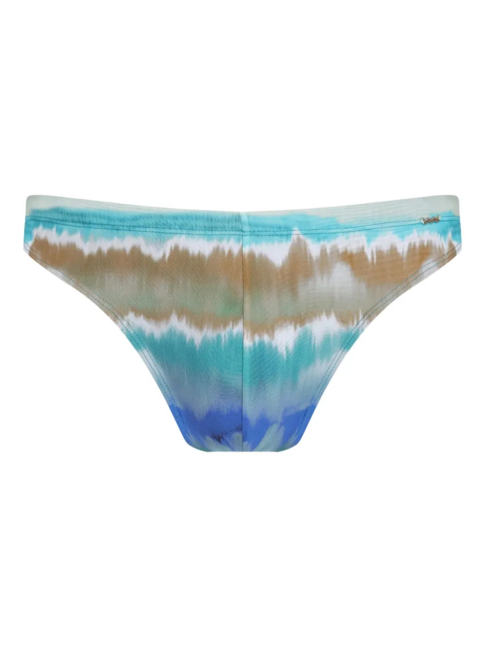 Amir Slama tie-dye swim trunks | Blue | Image 1