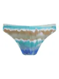 Amir Slama tie-dye swim trunks - Blue