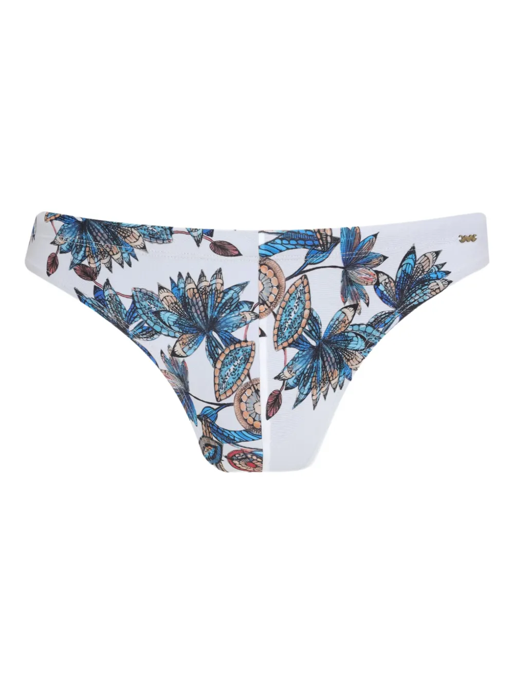 Amir Slama floral-print swim trunks | White | Image 1