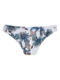 Amir Slama floral-print swim trunks - White