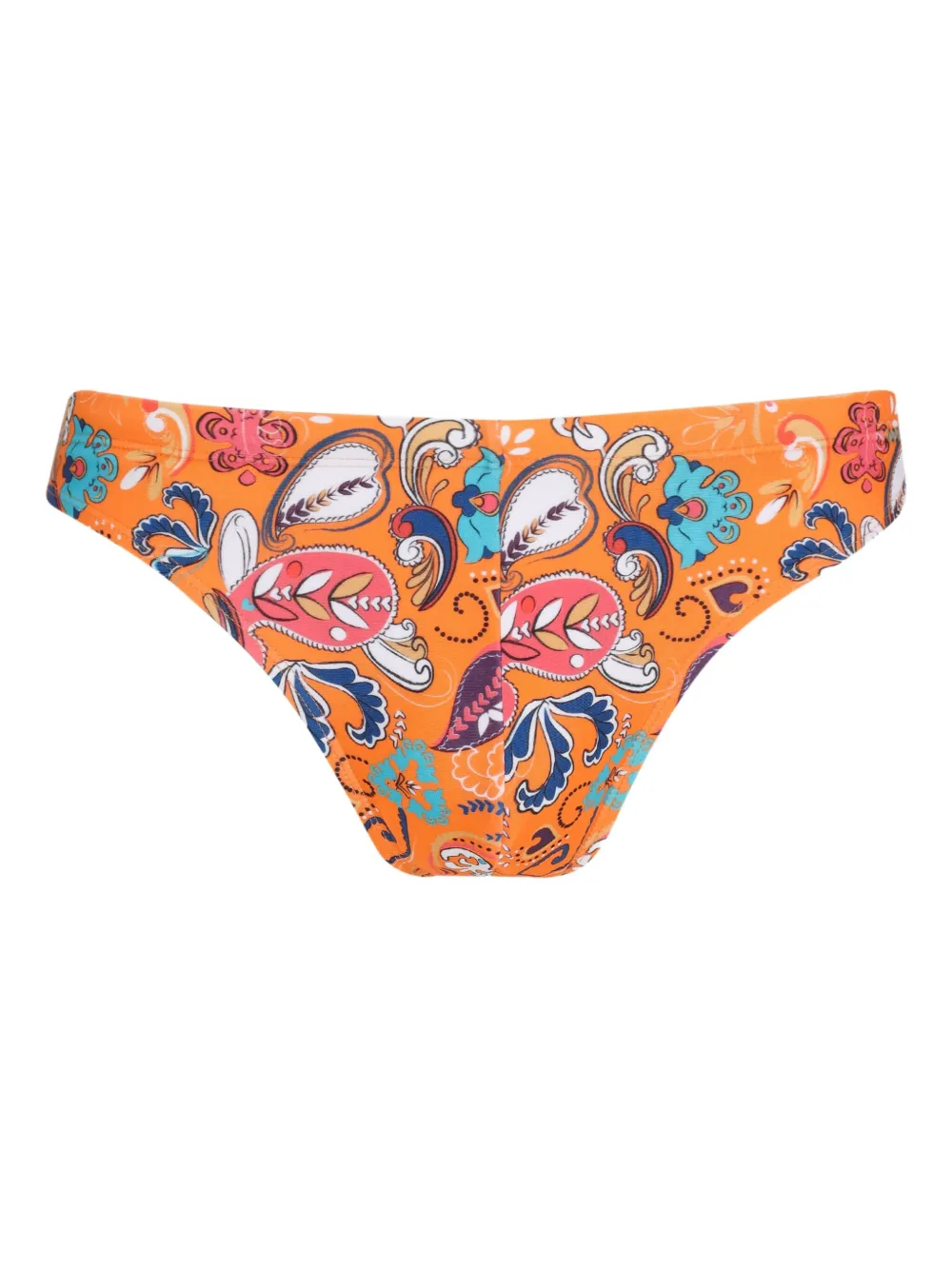 Amir Slama Badehose mit Paisley-Print | Orange | Image 1
