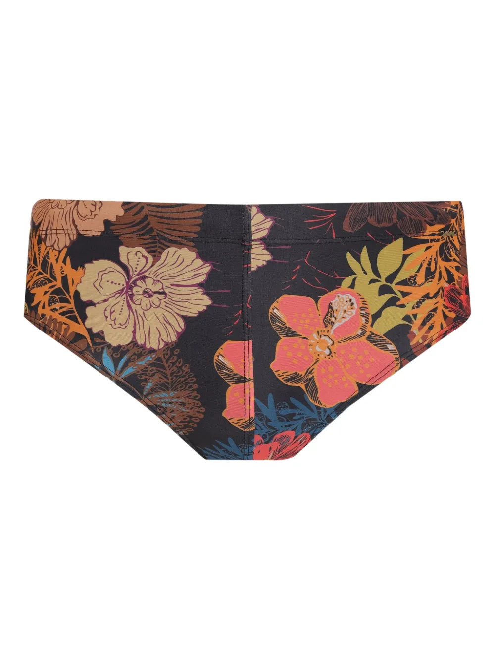 Amir Slama floral-print swim briefs | Black | Image 1