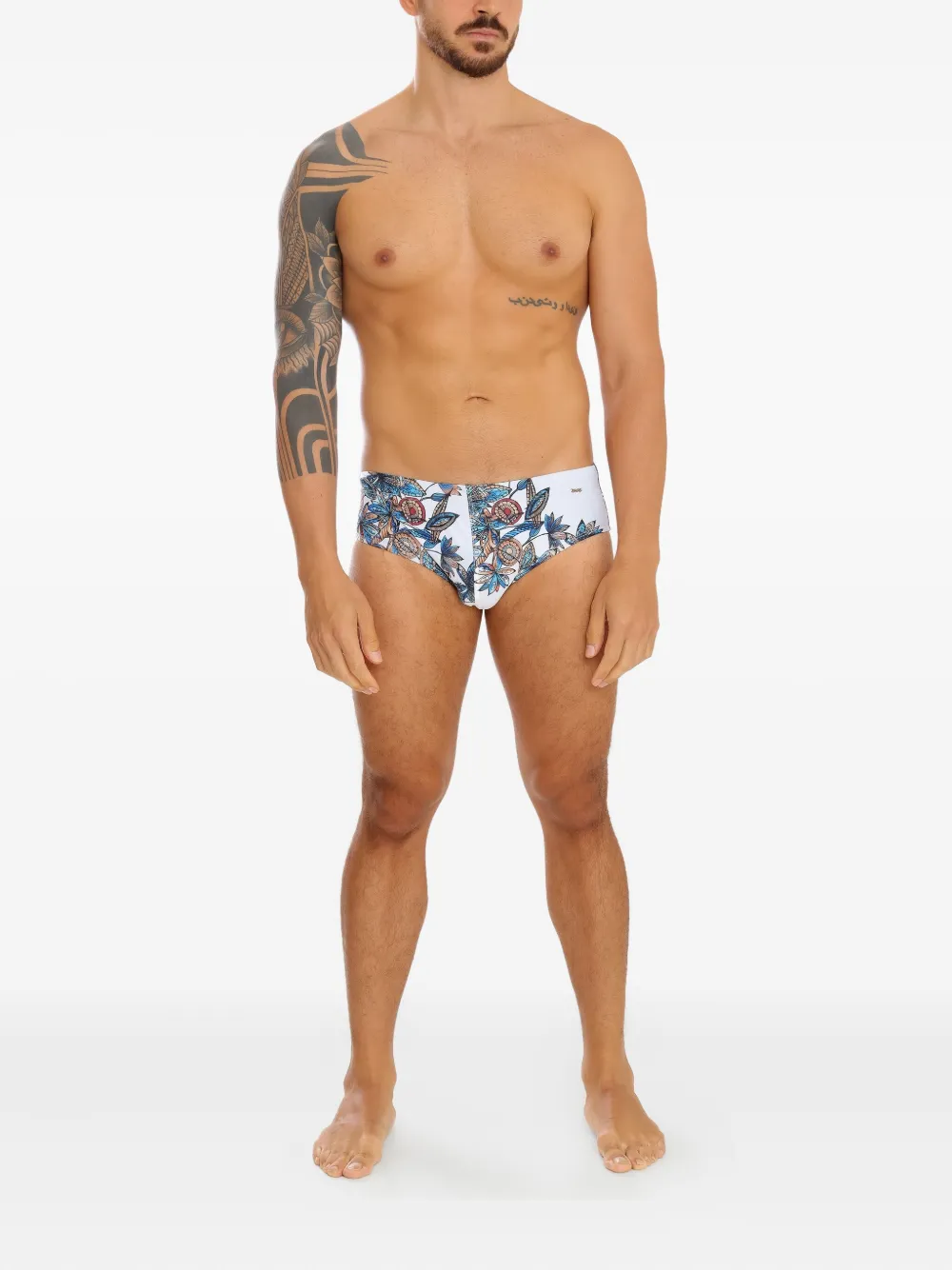 Amir Slama floral-print swim briefs | Swimming Trunks | Image 2