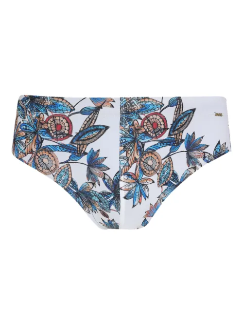 Slip de bain à fleurs - Amir Slama - Modalova