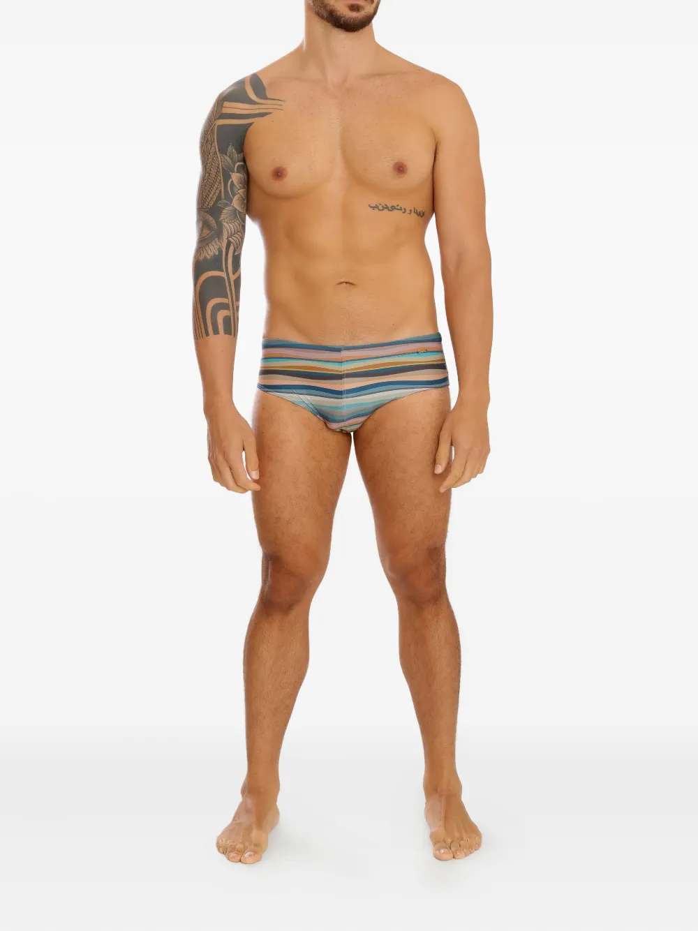 Amir Slama Gestreifte Badehose | Badehosen | Image 2