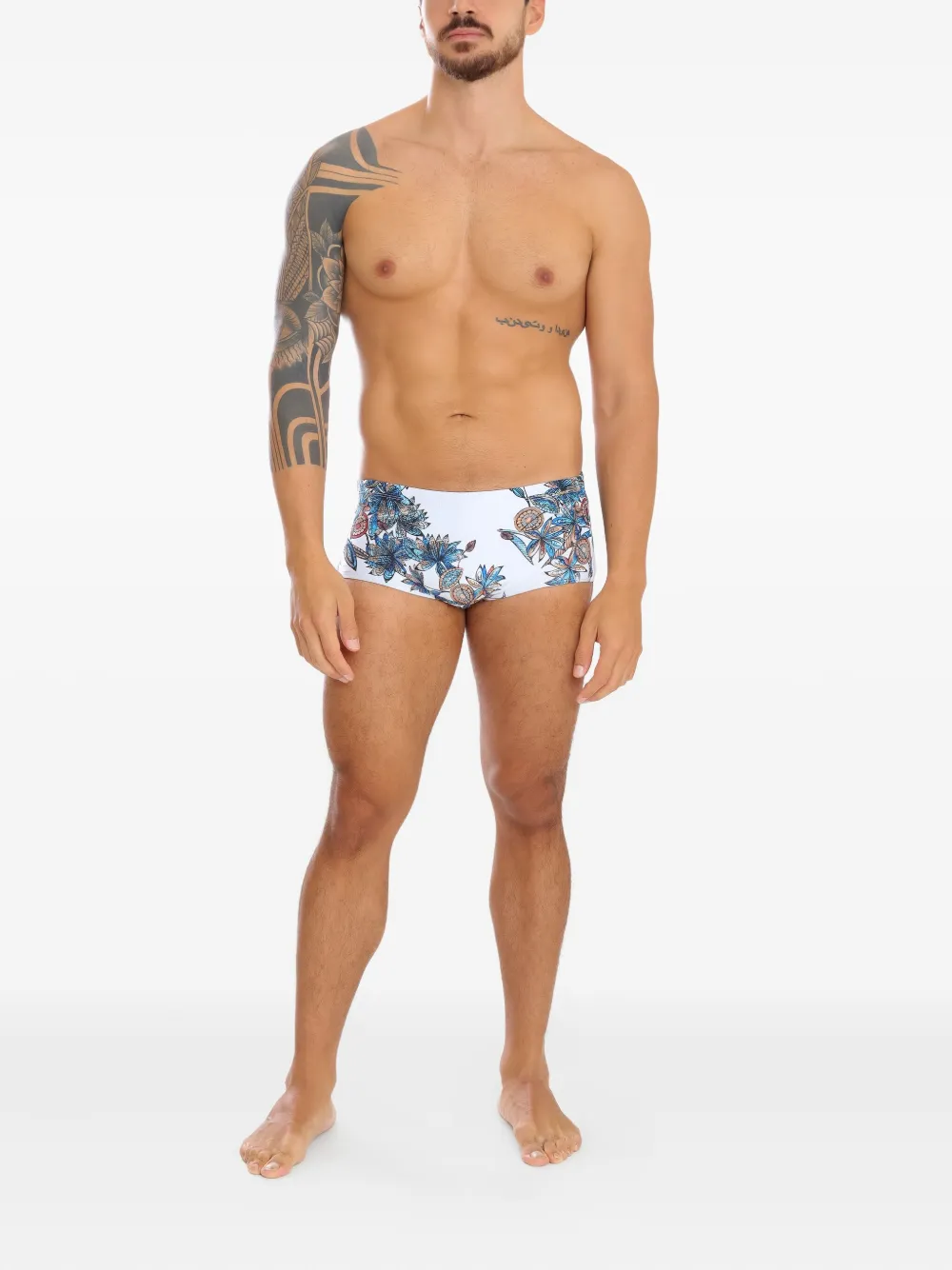 Amir Slama floral-print swim briefs | Swimming Trunks | Image 2