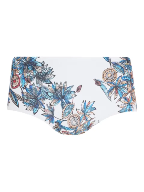 Amir Slama shorts de playa con estampado floral