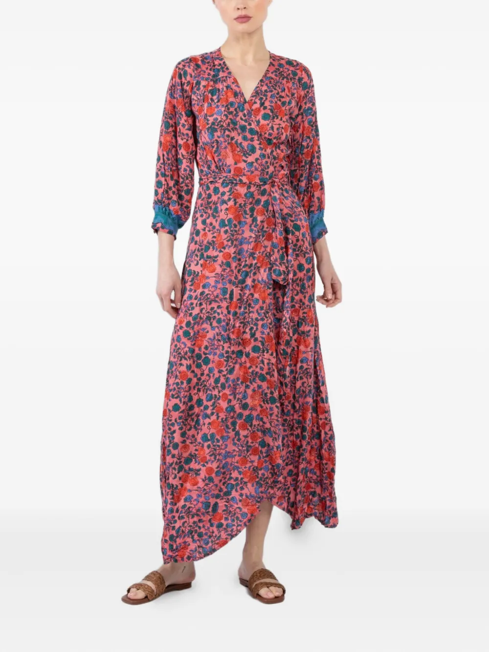 Natalie Martin floral-print maxi dress | Pink | Image 1