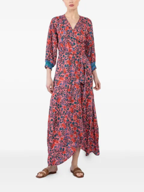 Natalie Martin floral-print maxi dress