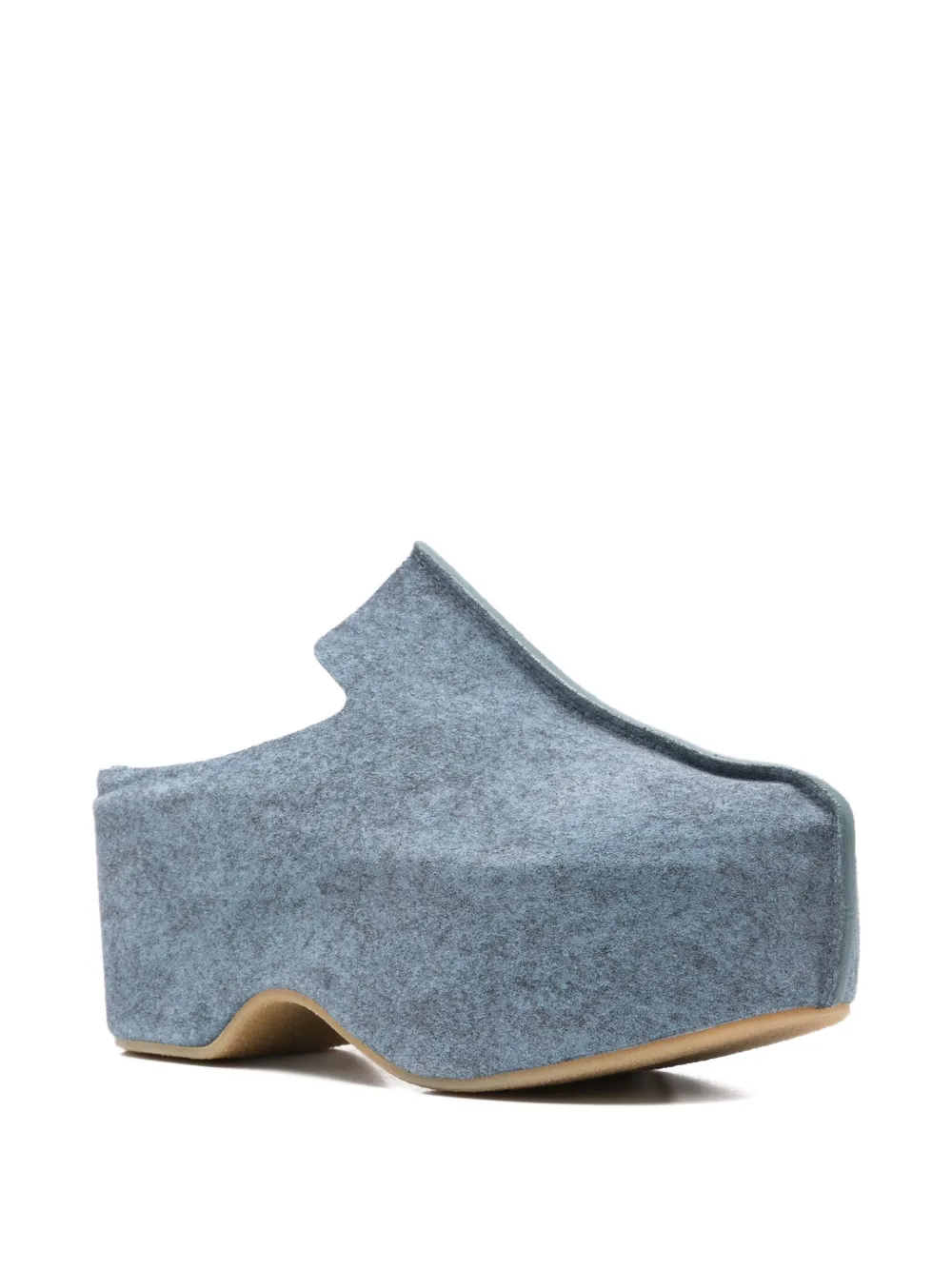 JW Anderson 75mm platform clogs Blue