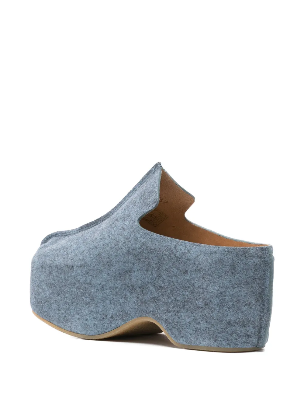 JW Anderson 75mm platform clogs Blue