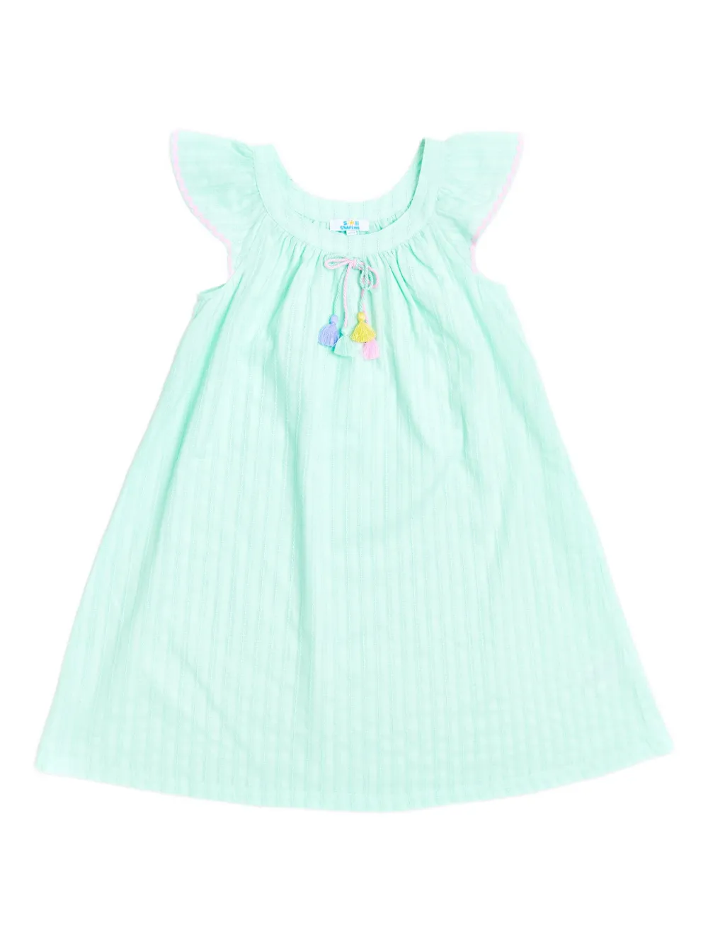 SOLISWIM KIDS tassel-detail dress | Green | Image 1