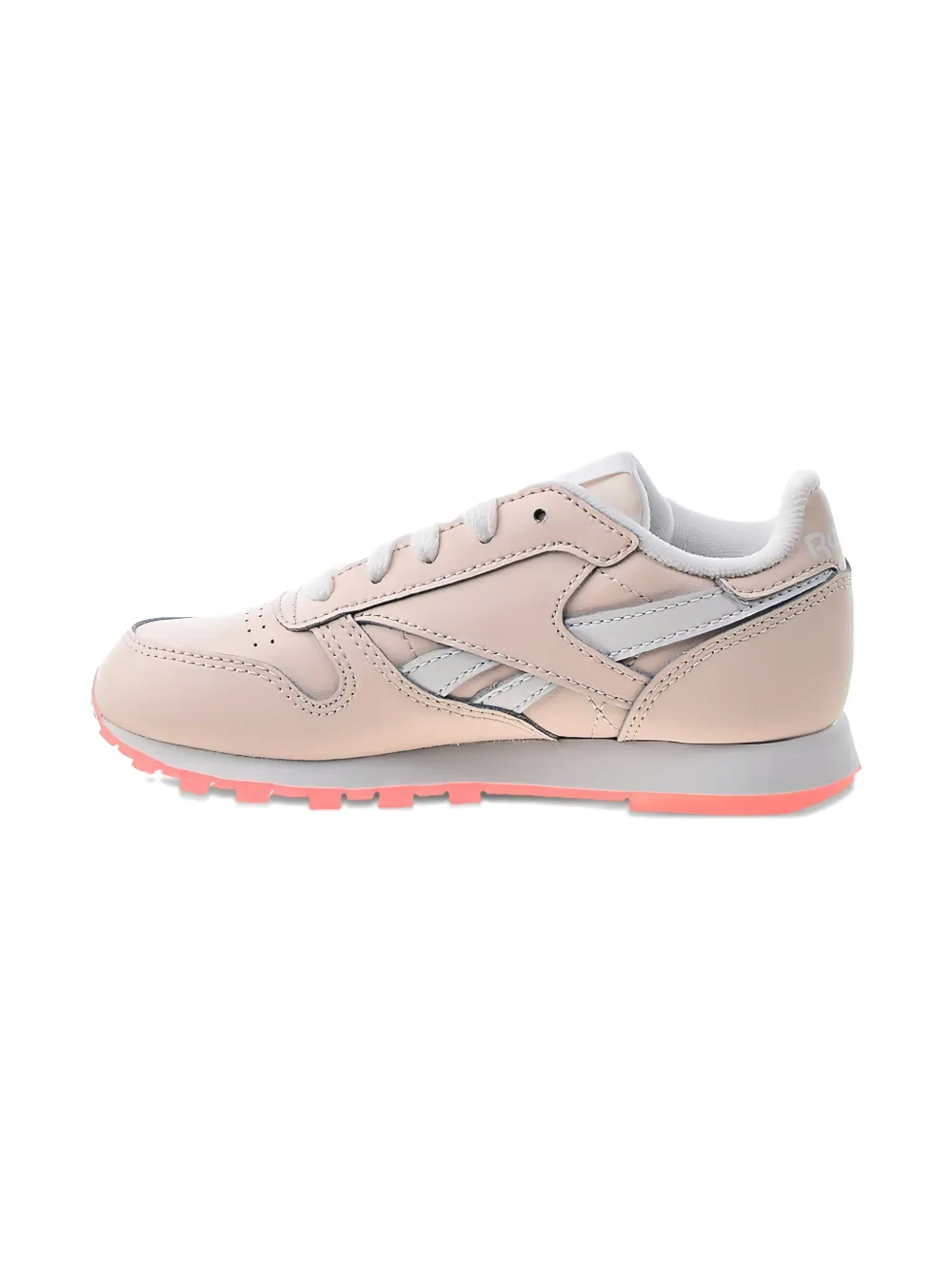 Reebok Kids Classic Leather PS "Pink White Panton" sneakers