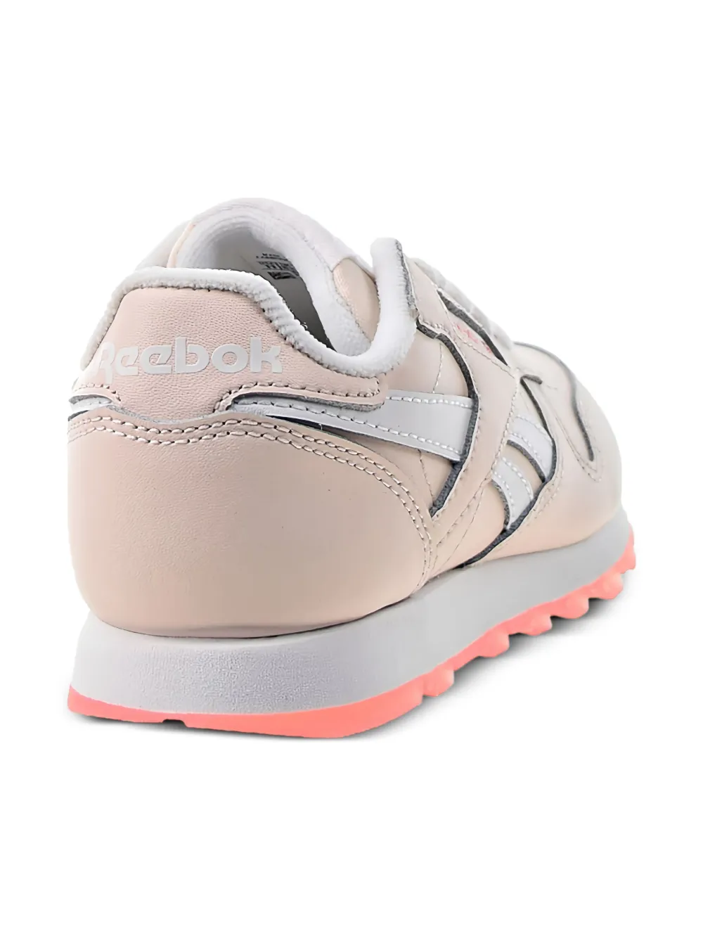 Reebok Kids Classic PS "Pink White Panton" leren sneakers Roze
