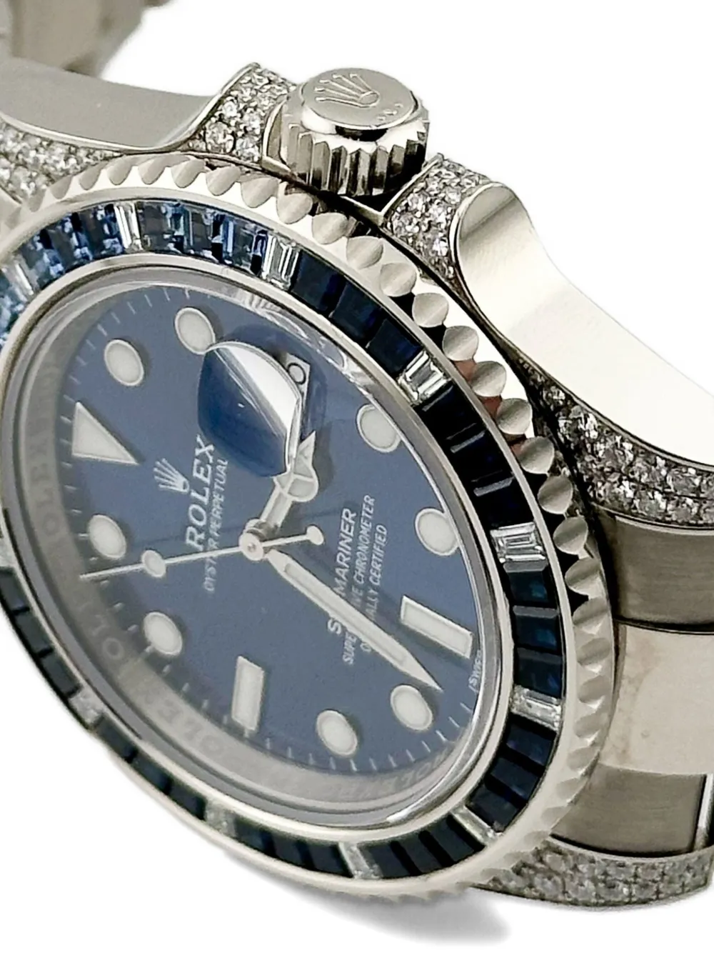 Pre-owned Rolex 2022 Oyster Perpetual Submariner 40mm In Blue