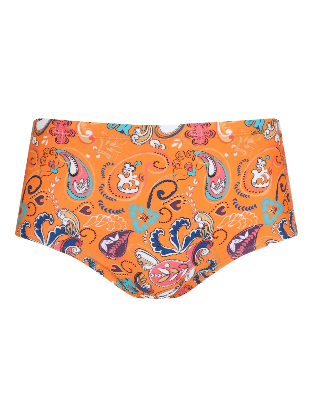 Amir Slama paisley-print swim trunks | Orange | Image 1