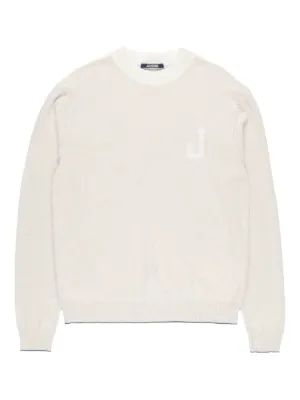 JACQUEMUS セーター Jacquemus // Beige Double Collar Quarter Zip Sweater – VSP