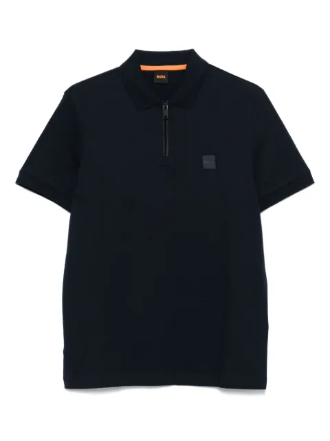 BOSS playera tipo polo con cierre