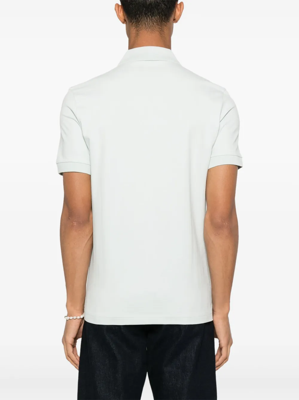 BOSS cotton polo shirt - Blauw