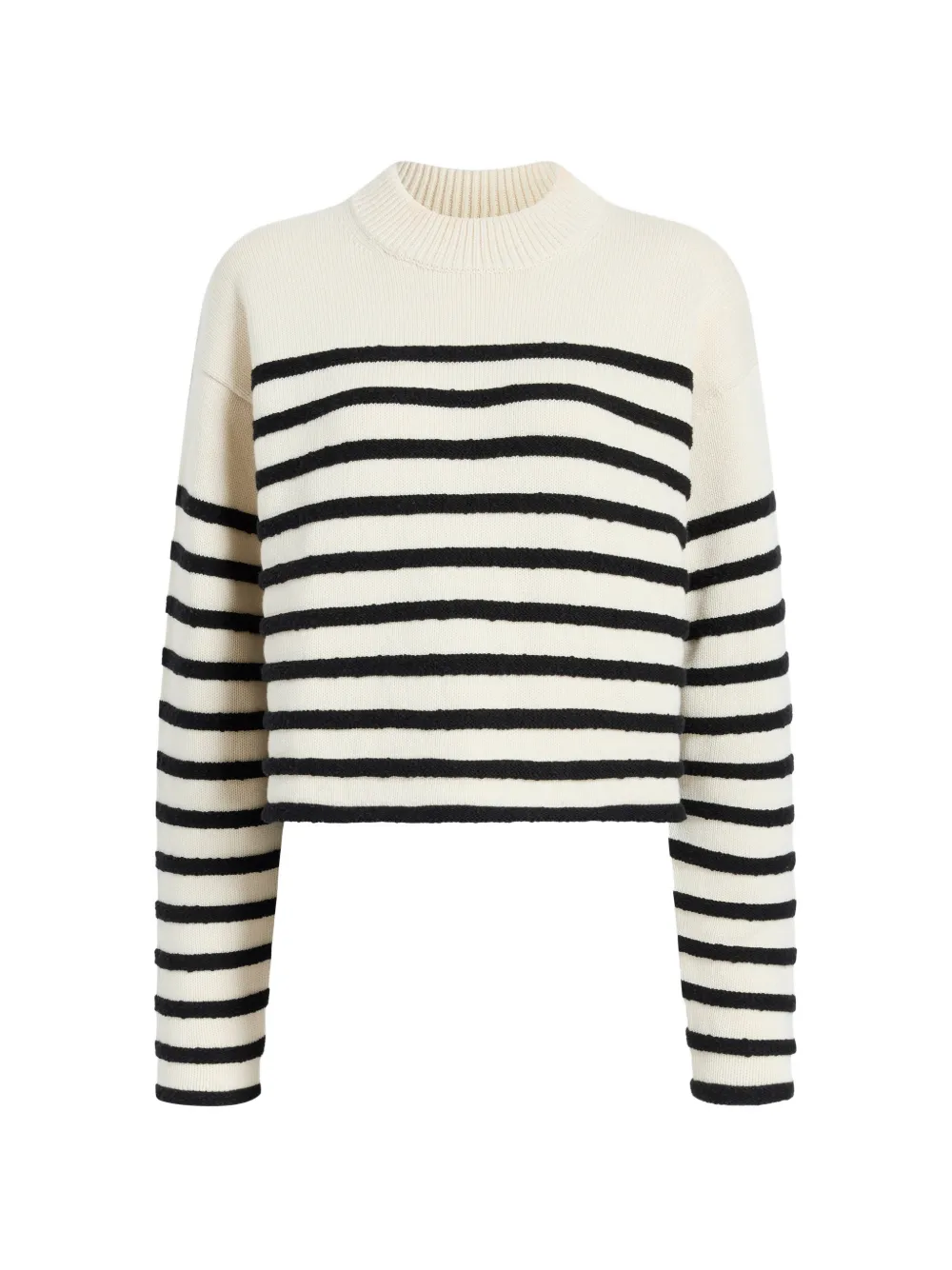 Proenza Schouler White Label Gestreepte cropped trui Wit