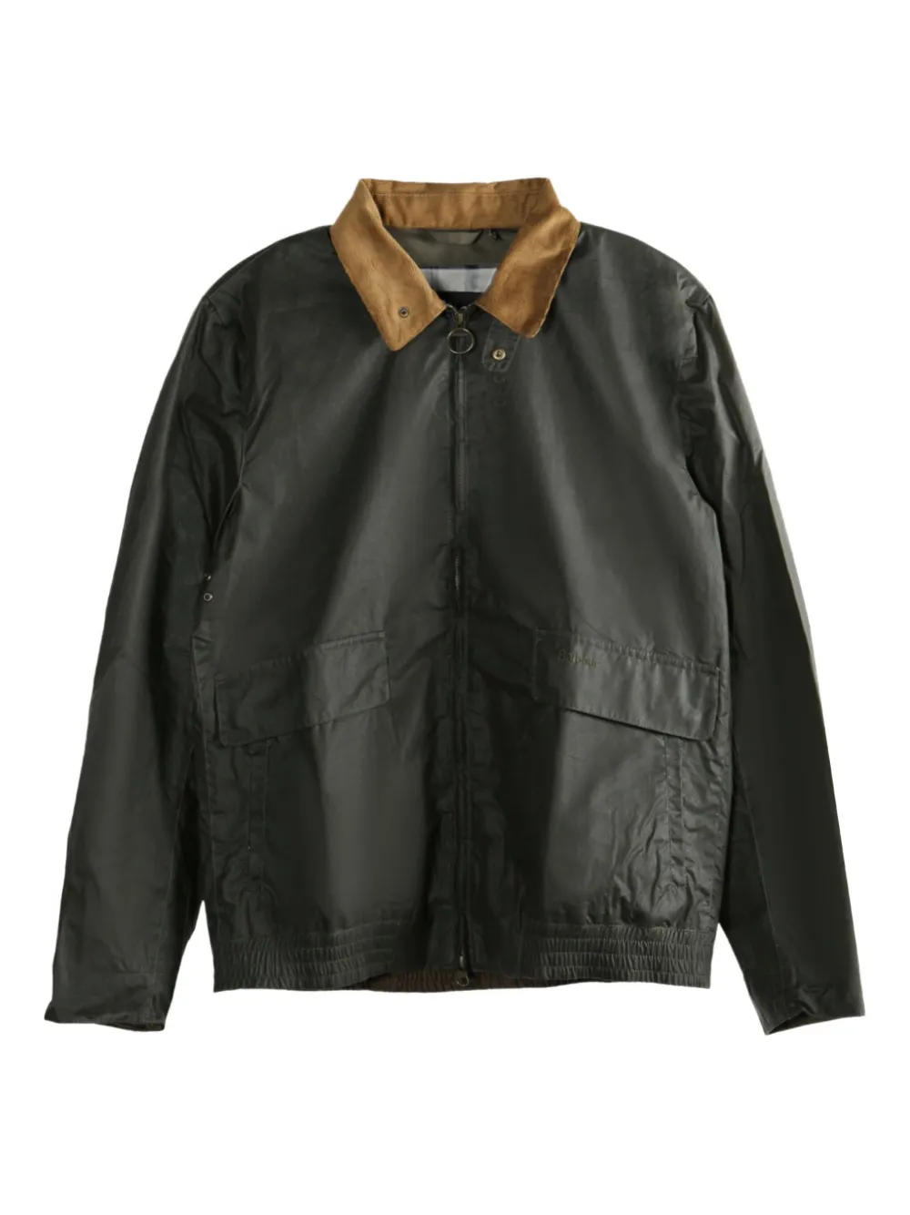 Barbour contrast collar utility jacket | verde | Image 1