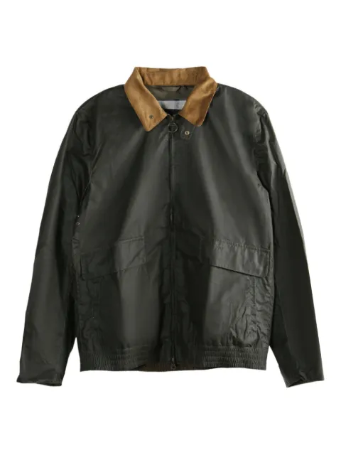 Barbour Newbury contrasting-collar utility jacket