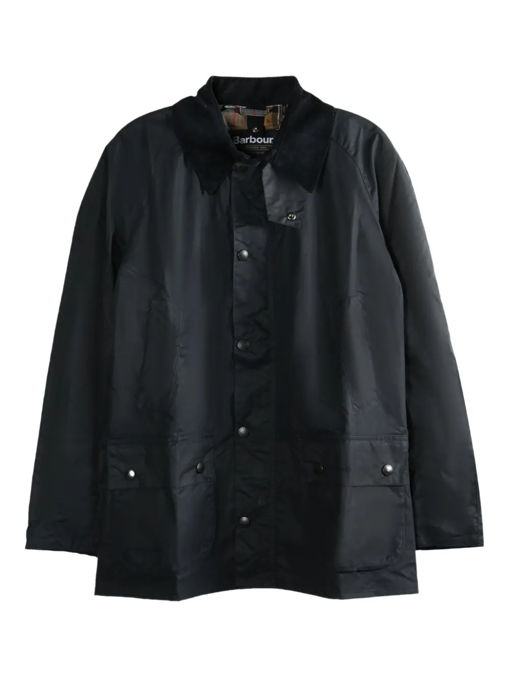 Barbour water-resistant snap-front jacket | azul | Image 1