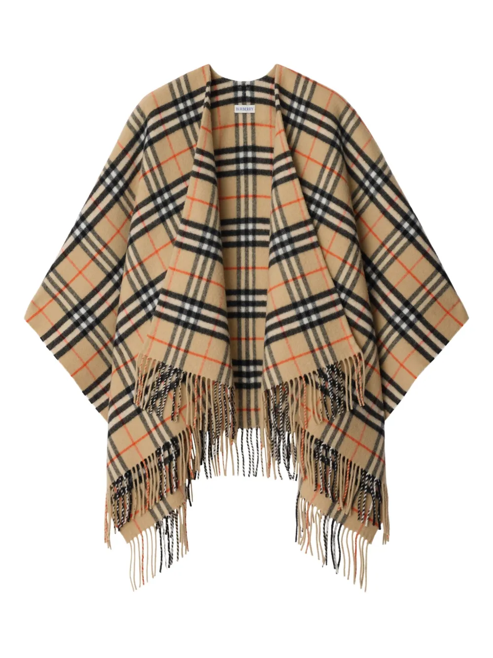 Burberry Check cape Beige