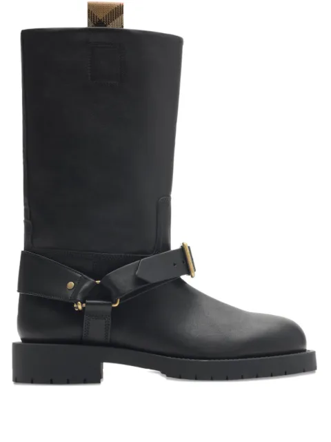 Burberry leather boots