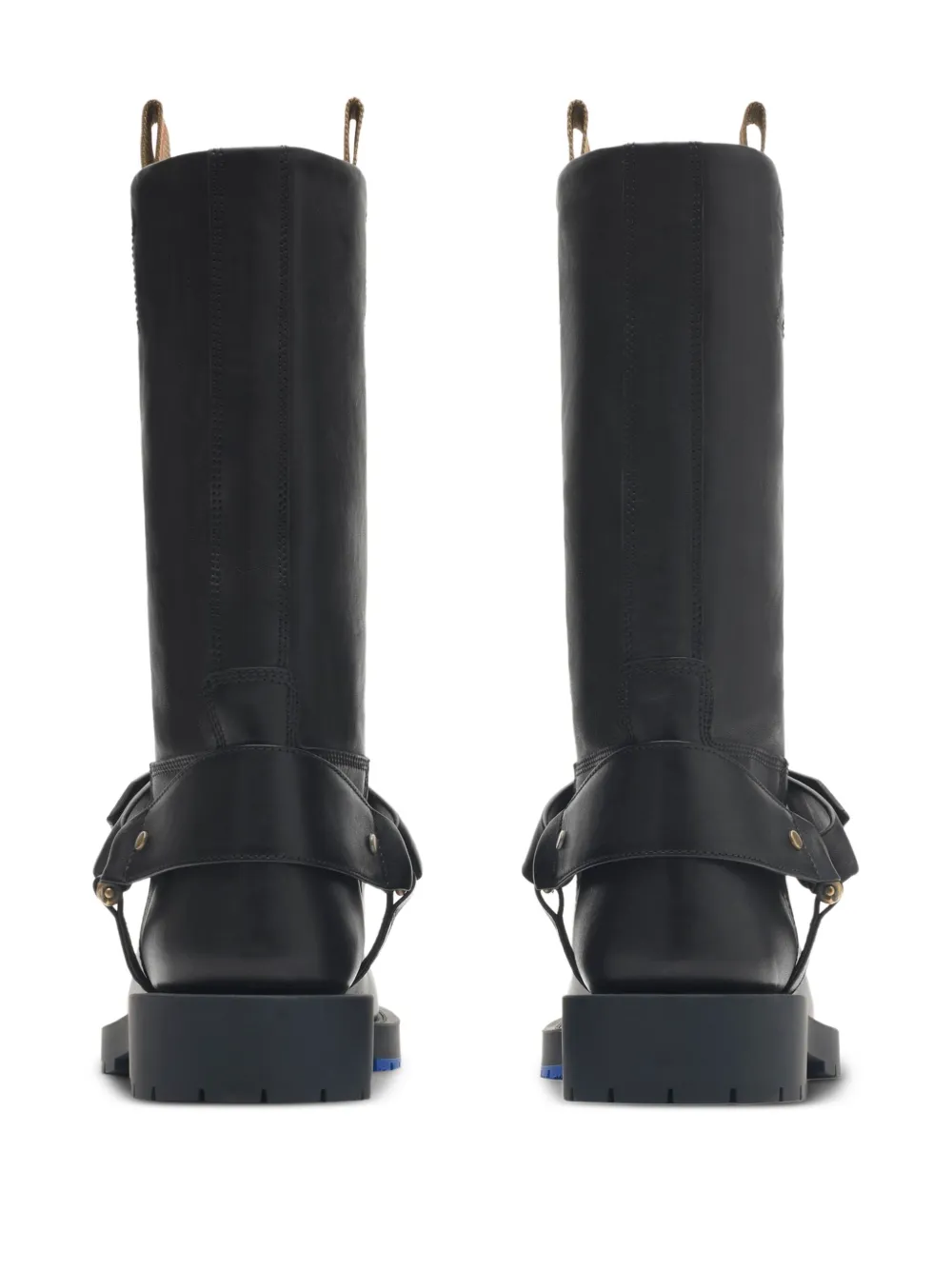 Burberry leather boots Black
