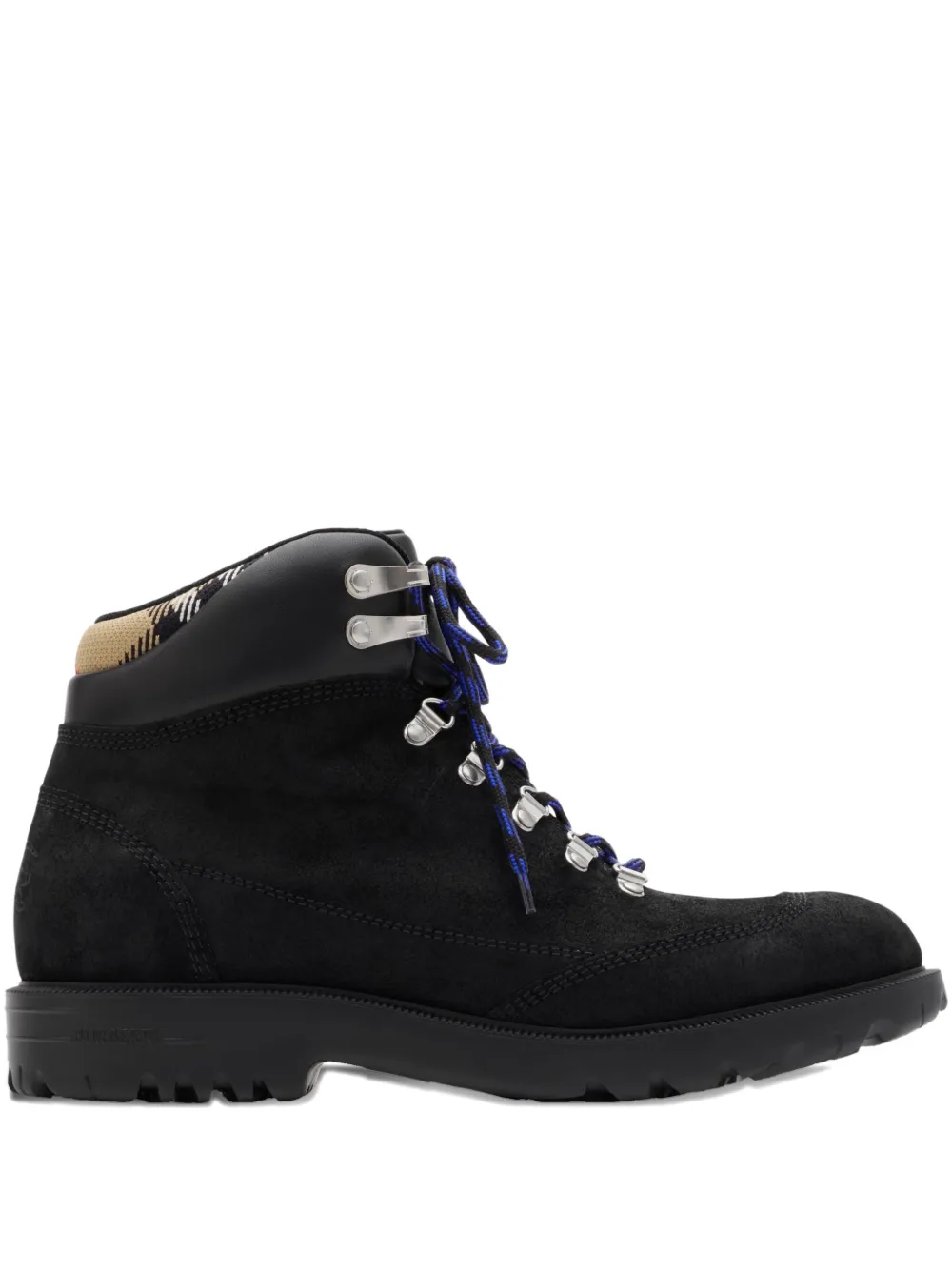 Burberry Moor suede hiking boots Black