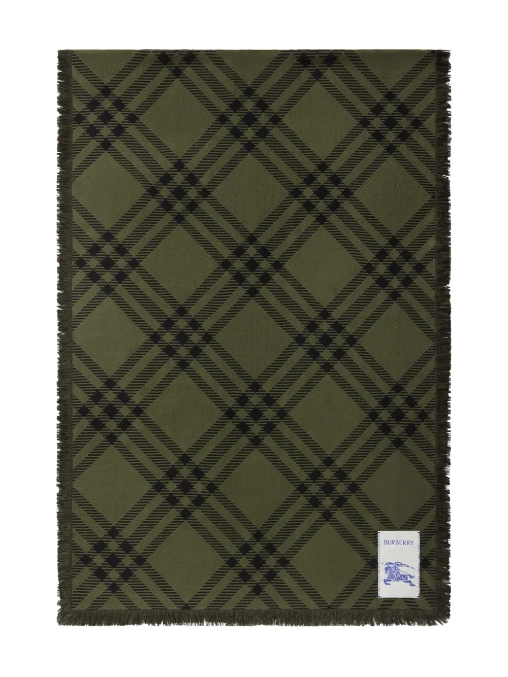 Burberry mascada a cuadros | verde | Image 1