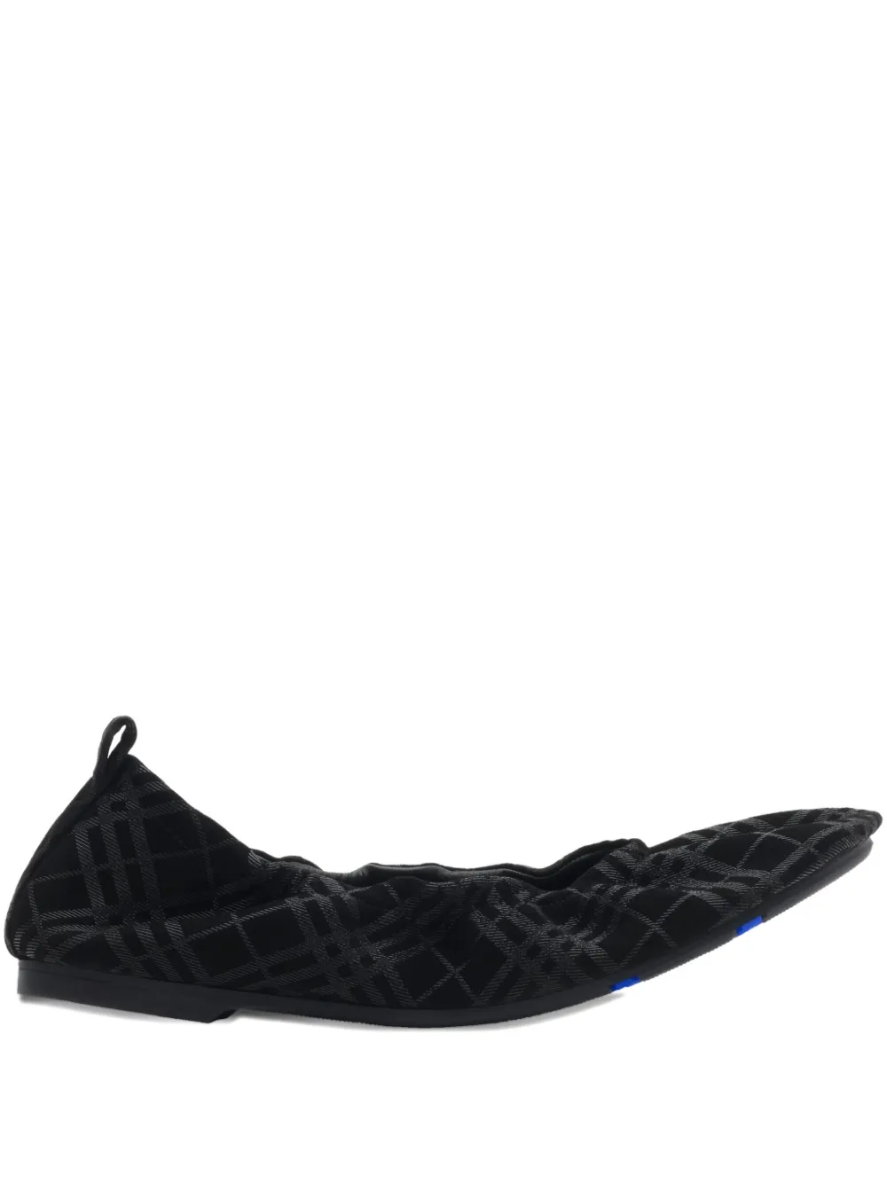 Burberry Suède ballerina's Zwart