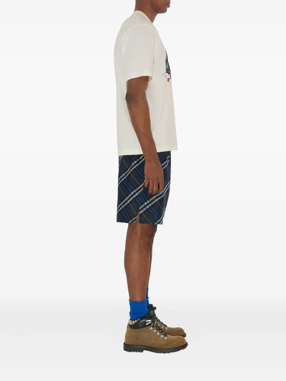 Burberry Popeline shorts - Blauw