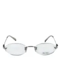 Miu Miu Eyewear oval-frame optical glasses - Silver