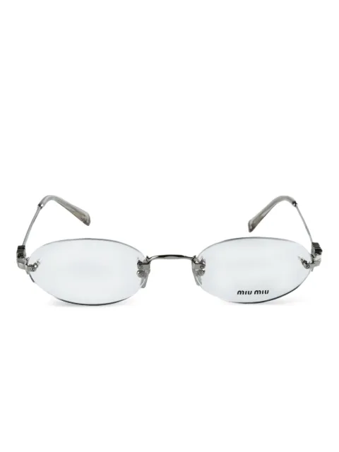Miu Miu Eyewear oval-frame optical glasses