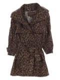 Louis Vuitton Pre-Owned 10's leopard-print coat - Brown