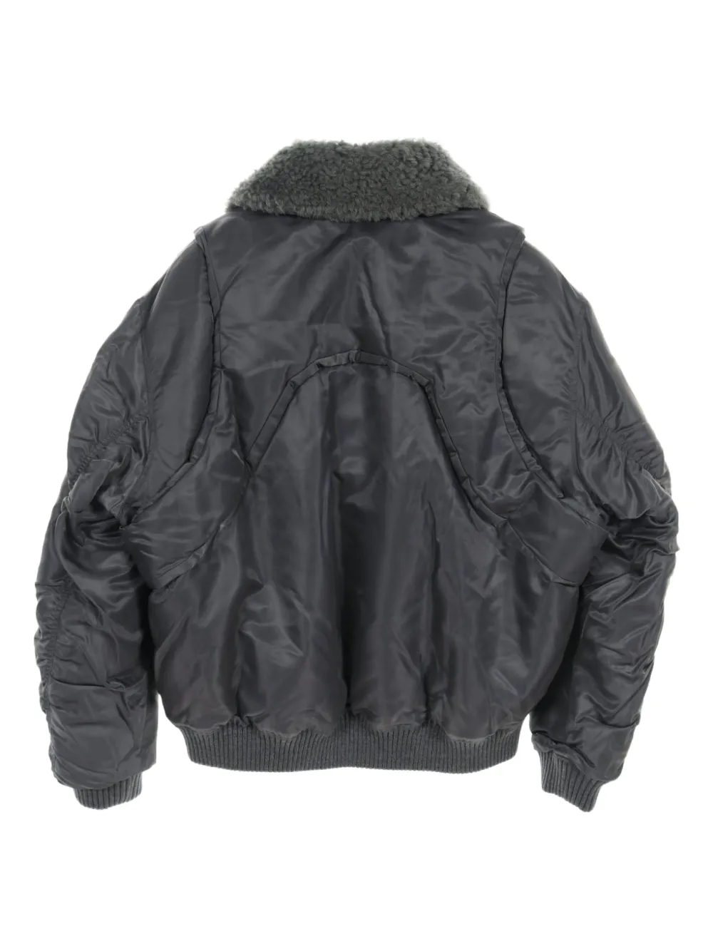 Louis Vuitton Pre-Owned 2010s shearling-collar bomber jacket | Image 2