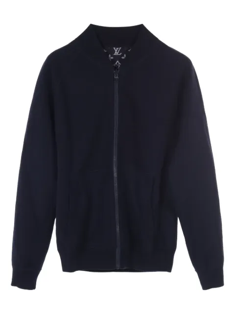 Louis Vuitton Pre-Owned 2010s Monogram Eclipse-pattern cardigan