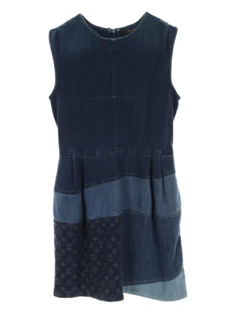 Louis Vuitton Pre-Owned فستان جينز ميني من عقد 2010
