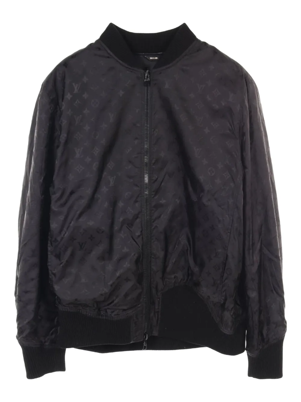 Pre-owned Louis Vuitton 2010s Monogram Bomber Jacket
